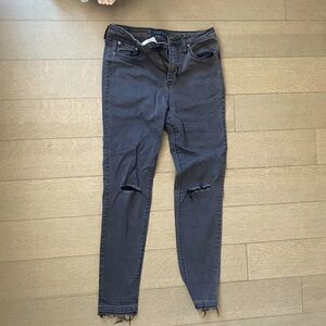 Dark Gray Skinny Jeans 6